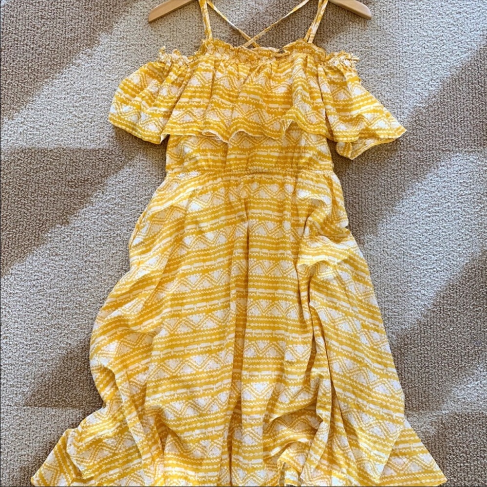 Love Riche Yellow Off-Shoulder Midi Dress - Picture 4 of 4